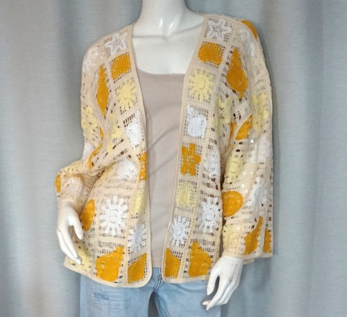 Hippie jacke häkel patchwork - jacke,
