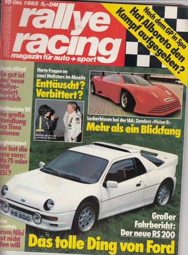 Rallye racing 1985 ford - racing,
