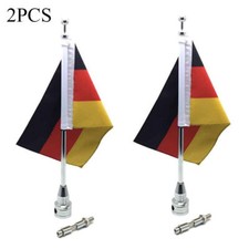 2Pcs Deutschland DE Fahne