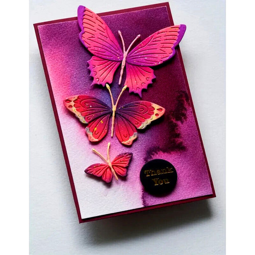 Butterfliers metall - 3d,