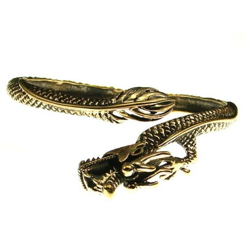 Drachen armreif bronze symbol - bronze,