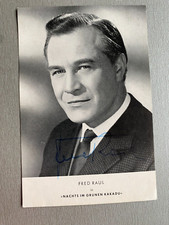 FRED RAUL (†1985) signed original  Autogrammkarte 10x15 Autogramm