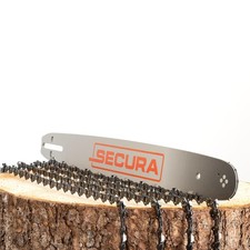 4x Sägekette + Schwert