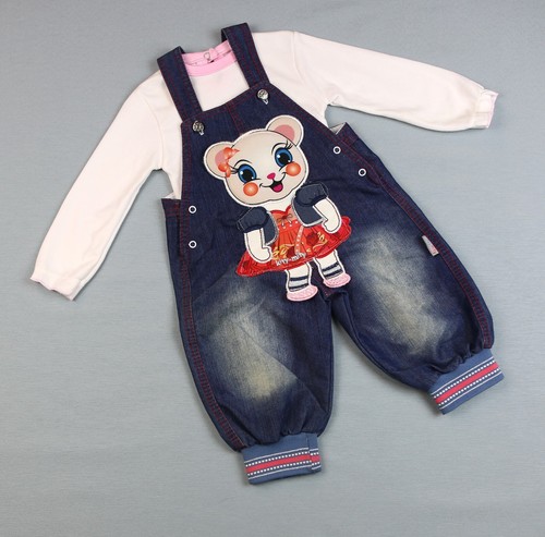 Baby kleinkind latzjeans - kleinkind,
