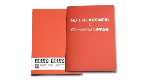 Asup notfallausweis - asup,