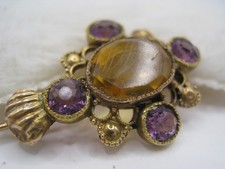 Antike Brosche Nadel 333 Gold