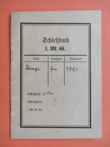 Schießbuch deutsches reich - schießbuch,