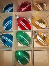 10 Weihnachtskugeln Christbaumschmuck Glaskugeln alt DDR  vintage shabby Rarität