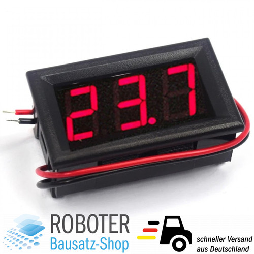 Digitales voltmeter mit - voltmeter,