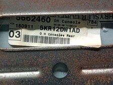 5KR12DW1AD mittelkonsole für CHRYSLER GRAND VOYAGER V (RT) 2.8 CRD 2007 5505845