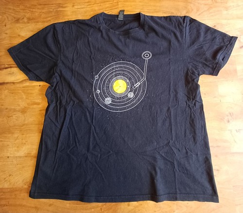 Shirt vinyl planeten - xl,