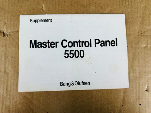 Bang olufsen o 5500 master - &,
