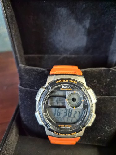Casio 1000w world time - ae-1000w,