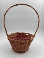 Handgefertigter Weidenkorb mit Henkel – ca. 25x25x45cm