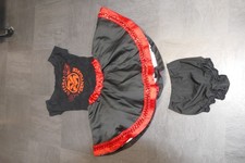 Fasching Kostüm Garde Karneval Rock Hut Gr. 36 Höschen Oberteil Stiefel 40