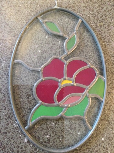 Fensterbild glasbild buntglas - fensterbild,