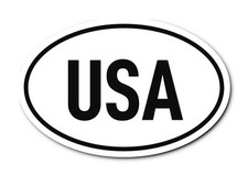 Länderkennzeichen - USA -