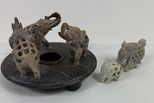 Vintage Speckstein Elefanten