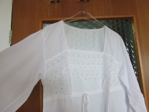 Batist nachthemd spitze 42 - batist,