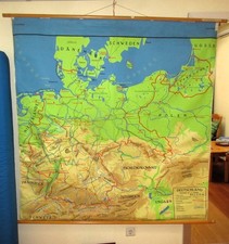 Schulwandkarte, Wandkarte