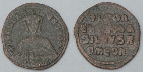 Byzanz byzantine follis - /,