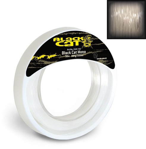 Black cat mono leader - cat, 50m