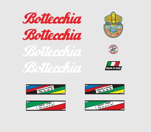Bottecchia bicycle decals - bicycle,