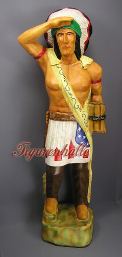 Tabak indianer figur statue - tabak,