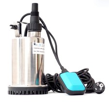 CSP900C INOX Pumpe Flachsaugpumpe Tauchpumpe Kellerpumpe Poolpumpe 900W (TÜV)