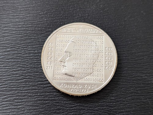Euro silbermünze konrad - 10,