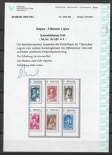 Flämische Legion Mi IX - XIV Eckrand Bogenzähler postfrisch Attest (260.--++)