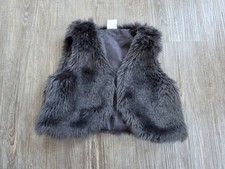 H&M Fellweste 74 anthrazit