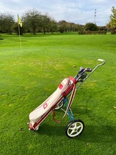 Vintage Damen Golfset Ben Sayers Tommy Armour Slazenger mit Bag & Trolley