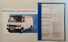 Technische Daten  / Prospekt Mercedes 208D 308D 210 310  Transporter 88/89