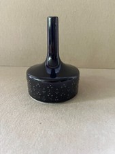 DDR  Vase Porzellan  Form Susi Design  60er Jahre schwarz VEB Freiberger