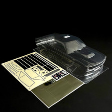 RC Car Karosserie 1:10 unlackiert Ford GT-500 Mustang Shelby mit Dekorbogen