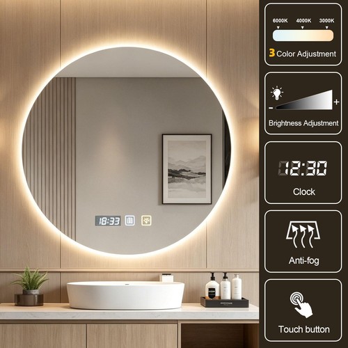 Led badspiegel 60x60 - badspiegel, cm