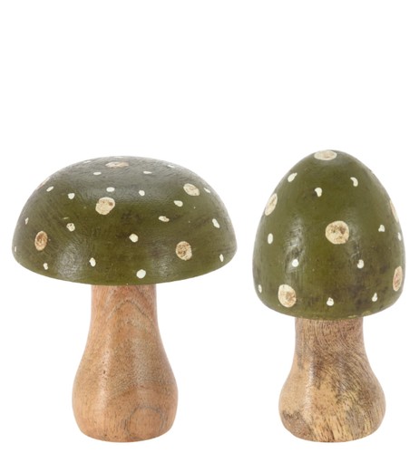 Deko pilze grün aufsteller - 2,
