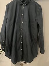 H&M Bluse Hemd Damen Longbluse Tunika grau Gr. 38/ Gr. M