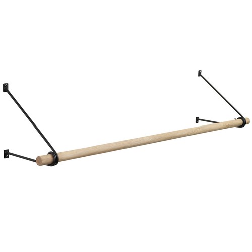 Set wandhalterung mit eiche - set,