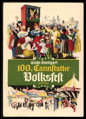 Künstler cannstatt 100 - künstler-ak,