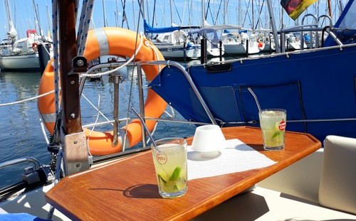 Bootstisch teakholz klappbar - bootstisch,