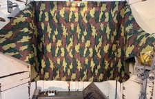 Orig. belg. Armee ABL Zeltbahn 2. Gen. Jigsaw Camouflage 1963 NOS Rarität #2971