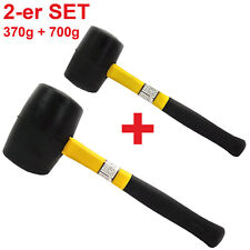 2-er SET Gummihammer 370g +