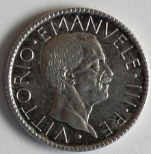 Italien 20 Lire 1927 Vittorio