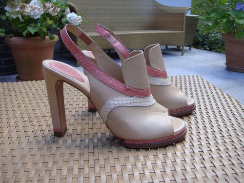 Chloe schuhe beige mit - gr.40,5,