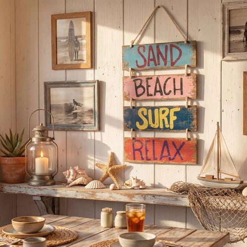 Maritimes wandschild surf - wandschild, &