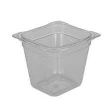 1x Rieber GN-Behälter 1/6 150 Polycarbonat mit Deckel 