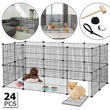 DIY Freigehege ABS Eisen Laufgitter Hasen Nager Hamster Freilaufgehege mit Tur