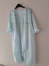 Nachthemd, hellblau, lang